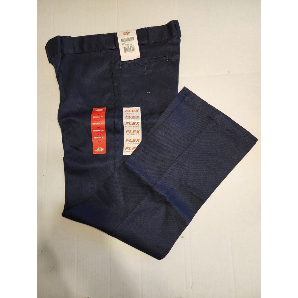 NWT Men's Dickies 874 Original Fit Size 33/32 Navy Flex